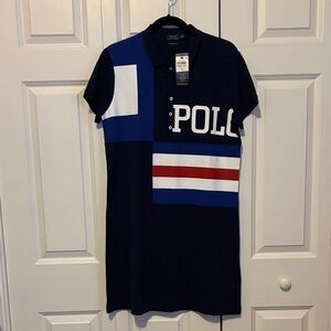 Ralph Lauren Navy and Blue Polo Shirt